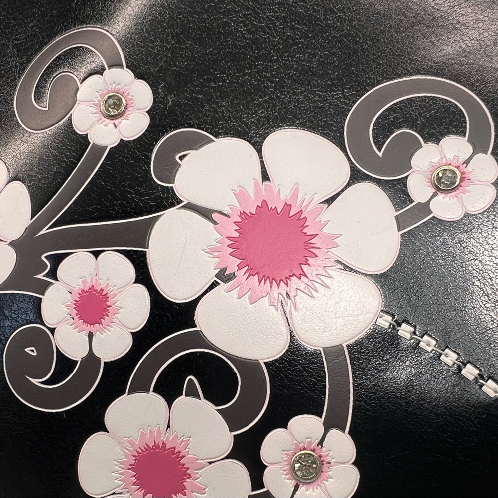 Black Floral Tote Bag - Picture 2 of 9